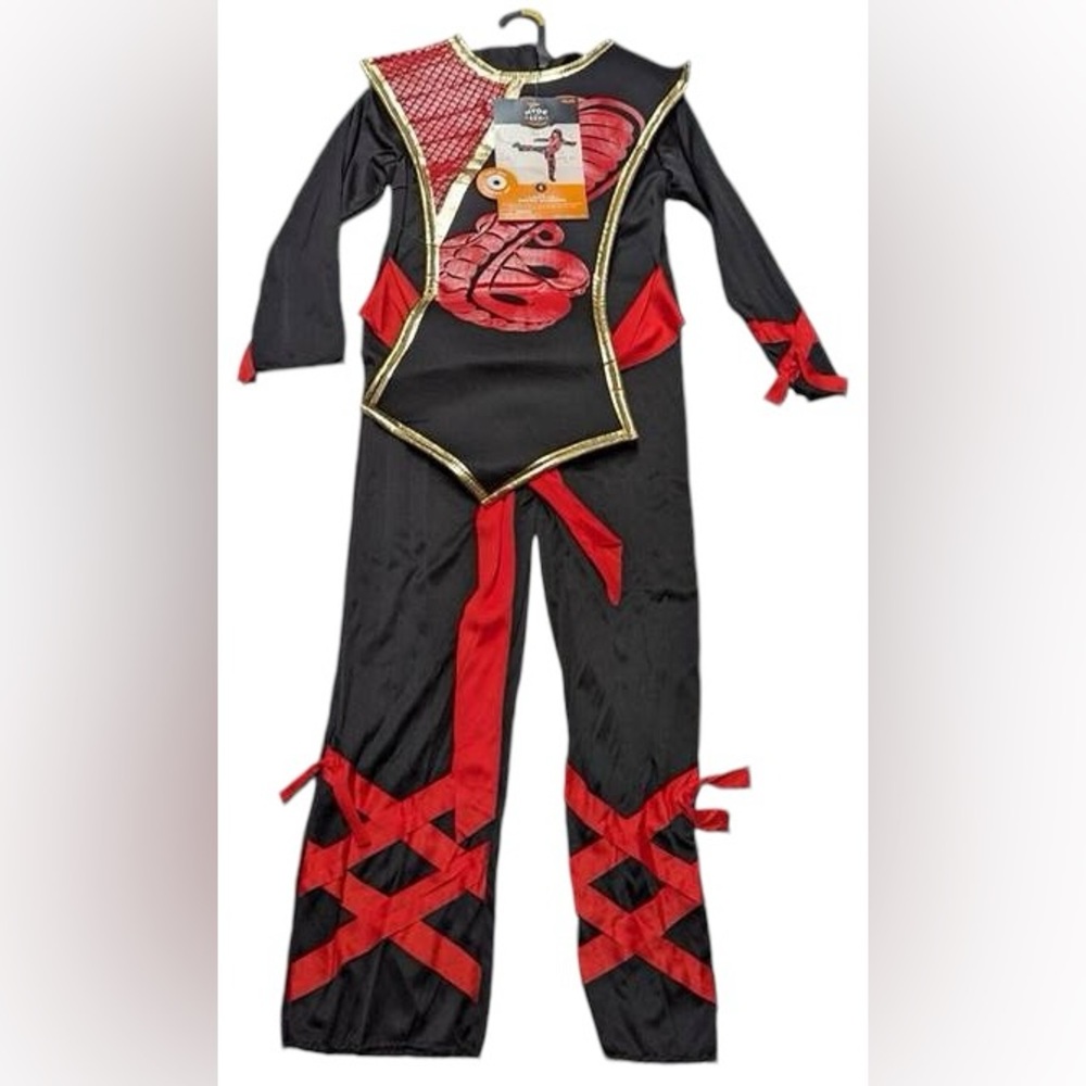HYDE & EEK kids unisex light up ninja costume dress up Halloween size L NWT